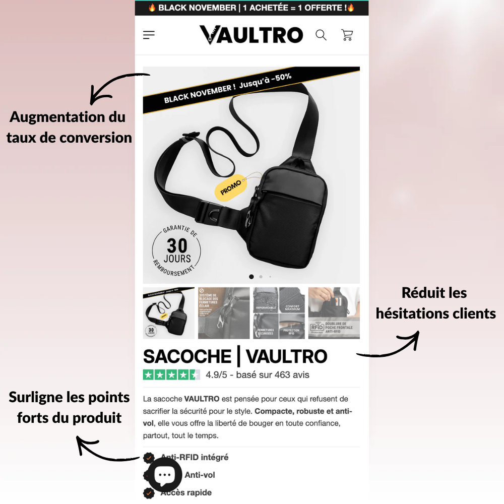 Boutique Shopify Clé en Main – Design Premium StoryThème